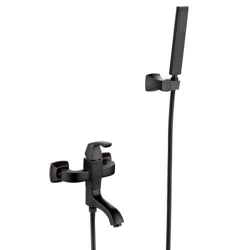 Смеситель для ванны LeMark Nubira LM6214ORB настенный черный