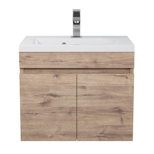 Тумба с раковиной Uperwood Eva 3930313467 50х40 цвет коричневый