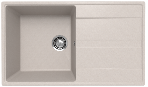 Кухонная мойка Ulgran Quartz Prima 850-10 85х50 цвет бежевый