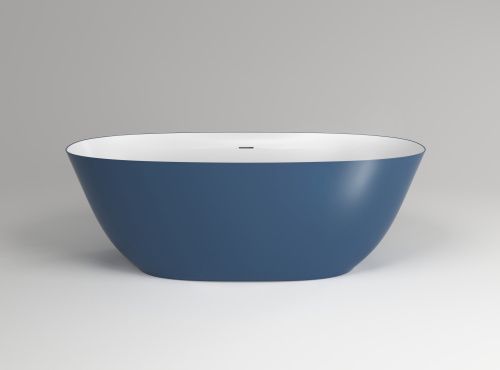 Ванна из искусственного камня Plumberia Selection Veloma VELOMA 160BD 160х70 отдельностоящая овальная с ножками