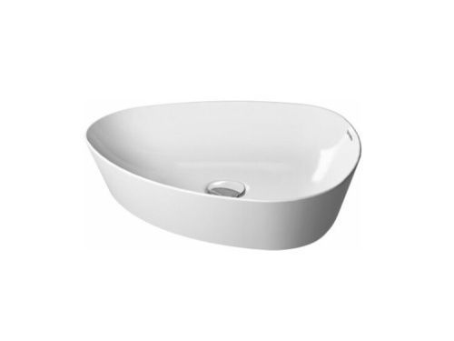 Раковина керамическая Duravit Cape Cod 2339500000 50х40 накладная цвет белый 1 отверстие под смеситель