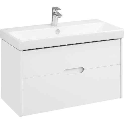 Тумба под раковину Aquaton Оливия 1A254401OL010 90х40 подвесная цвет белый