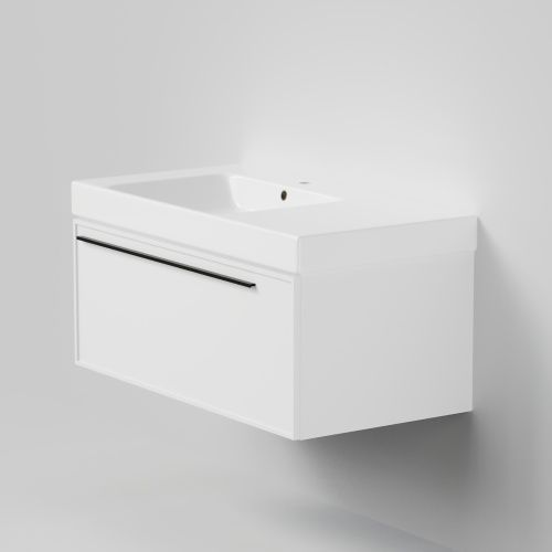 Тумба с раковиной La Fenice ELBA NFNC-01-ELB-B-90-3-90L 90х50 подвесная цвет белый