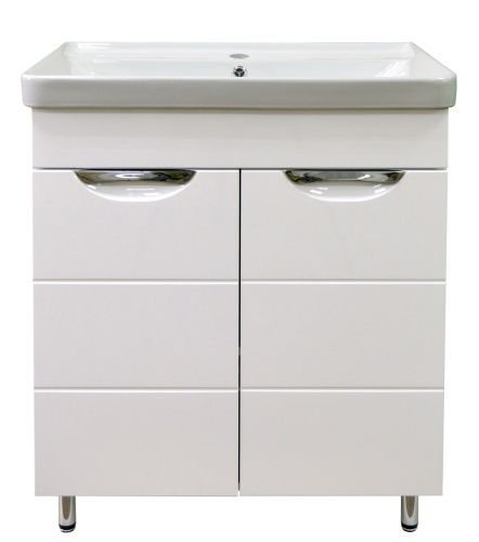 Тумба с раковиной Loranto Стиль CS00070540 70х50 напольная цвет белый