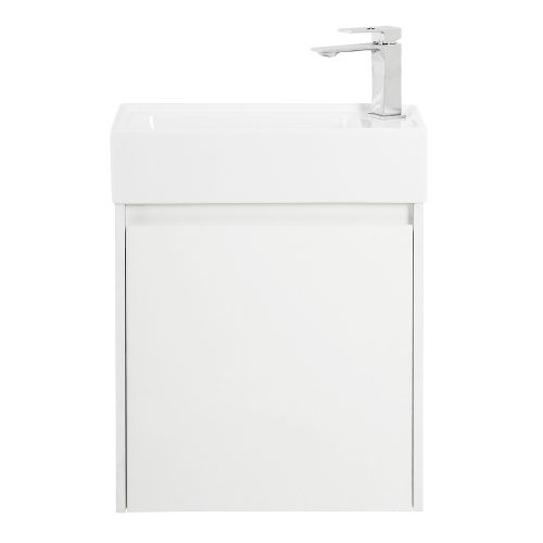 Тумба под раковину BelBagno Kraft Mini KRAFT MINI-500/260-1A-SO-BO-R 50х30 подвесная цвет белый