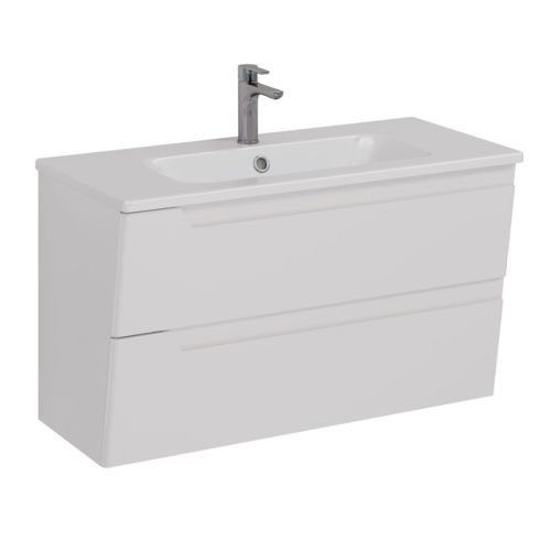 Тумба под раковину LeMark Miano LM06M100T 100х40 подвесная цвет белый
