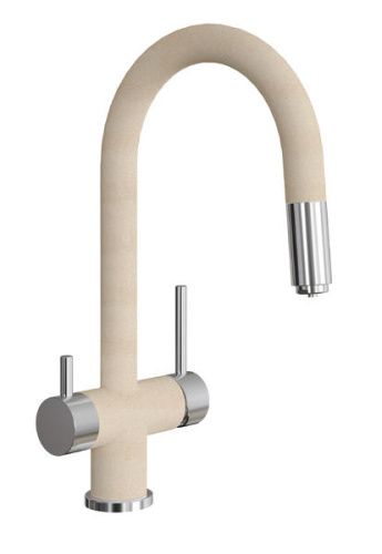 Смеситель для кухни Florentina Маэстро 337.03Н.2123.107 на мойку бежевый
