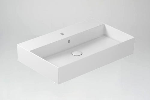 Раковина из сантехнического фарфора Galassia Meg11Pro 8973 80х50 подвесная цвет белый