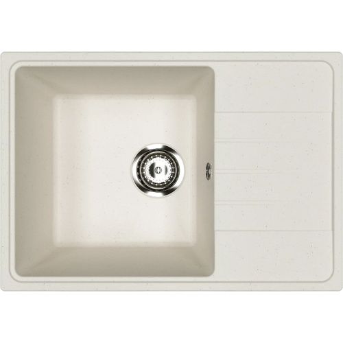 Кухонная мойка Ulgran Practik PR-M 600-001 60х42 цвет белый