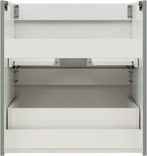 Тумба под раковину Aquanet Джейн (Flat) 00335432 60х50 подвесная цвет серый