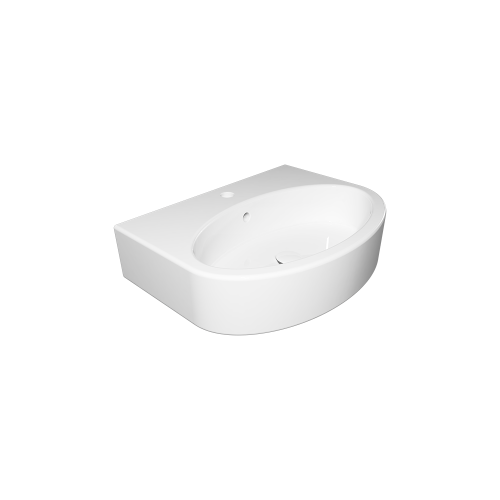 Раковина керамическая GSG Ceramic Design Like LKLAVBW60000 60х40 подвесная цвет белый 1 отверстие под смеситель