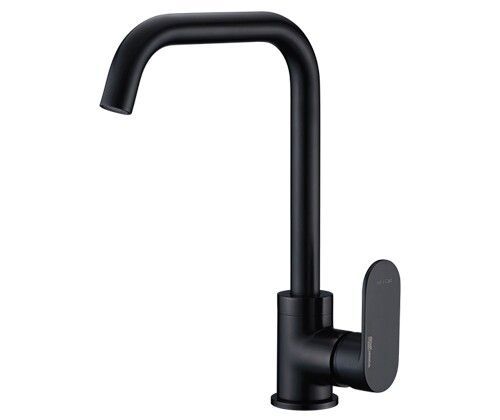 Смеситель для кухни Wasserkraft Elbe 7400 7407 на мойку черный