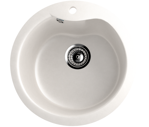 Кухонная мойка Ulgran Classic U-102-341 50х50 цвет белый