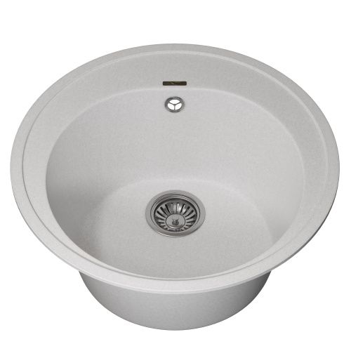 Кухонная мойка Uperwood Quartz Premium UPD-01 3910202100 50х50 цвет белый поверхность матовая