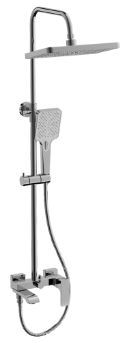 Душевая стойка Belz B507 B24507 настенная цвет хром
