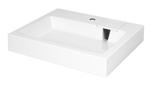 Раковина мебельная из искусственного камня Marko Стандарт 55 5227550 60х60 подвесная цвет белый