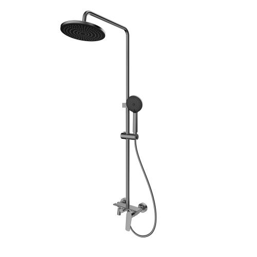 Душевая стойка Splenka S53.24.09 настенная цвет серый