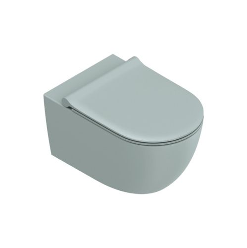 Чаша унитаза подвесная Catalano Sfera 511550028 цвет светло-серый без сиденья безободковая смыв торнадо