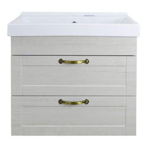 Тумба с раковиной Loranto Amelia CS00048073 60х40 подвесная цвет белый