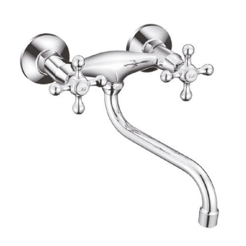 Смеситель для кухни Cron CN4608 настенный хром