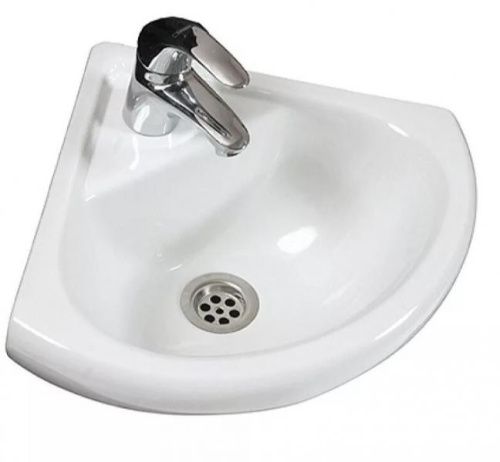 Раковина из сантехнического фарфора Santeri Радиан 1.3130.9.S00.10B.0 50х40 встраиваемая цвет белый 1 отверстие под смеситель