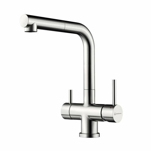 Смеситель для кухни Omoikiri Takamatsu-S 4994346 на мойку нержавеющая сталь