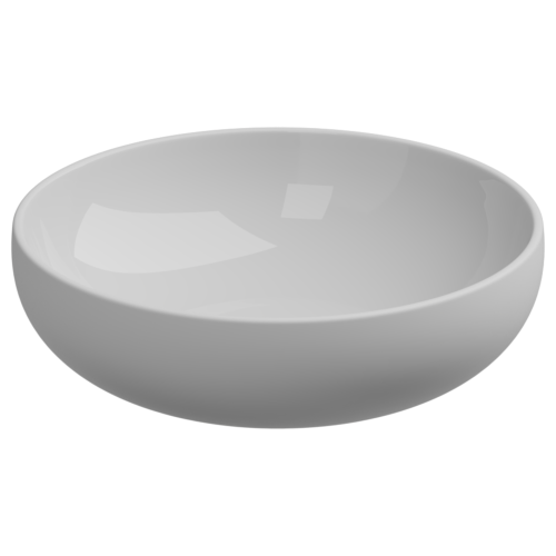 Раковина керамическая GSG Ceramic Design Easy EALAVRO45BI000/001 50х50 накладная цвет белый без отверстий под смеситель