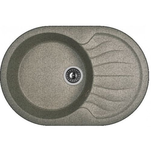 Кухонная мойка Dr.Gans Берта 760 25.040.C0760.409 75х50 цвет серый поверхность матовая