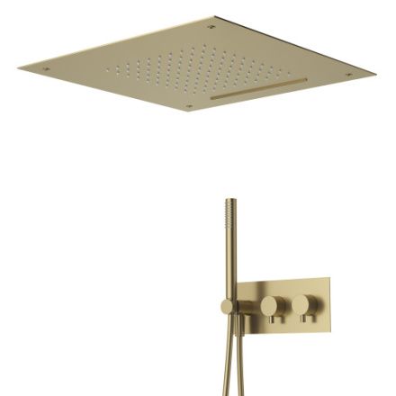 Душевая система Cezares LEAF LEAF-DSIS-T-50-SR встраиваемая в стену цвет золото