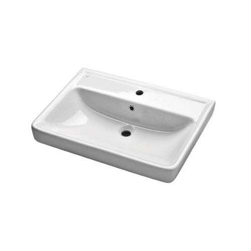 Раковина керамическая Dreja Q 195476 60х50 подвесная цвет белый 1 отверстие под смеситель