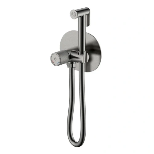 Гигиенический душ со смесителем Boheme Tech 157-GM черный