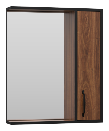 Зеркало-шкаф Misty Кедр П-Кед04060-011П 60х70 подвесной