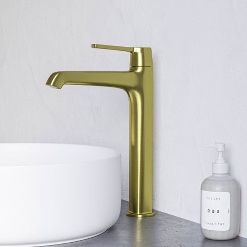 Смеситель для раковины RGW Shower Panels 511405311-06 на столешницу золото