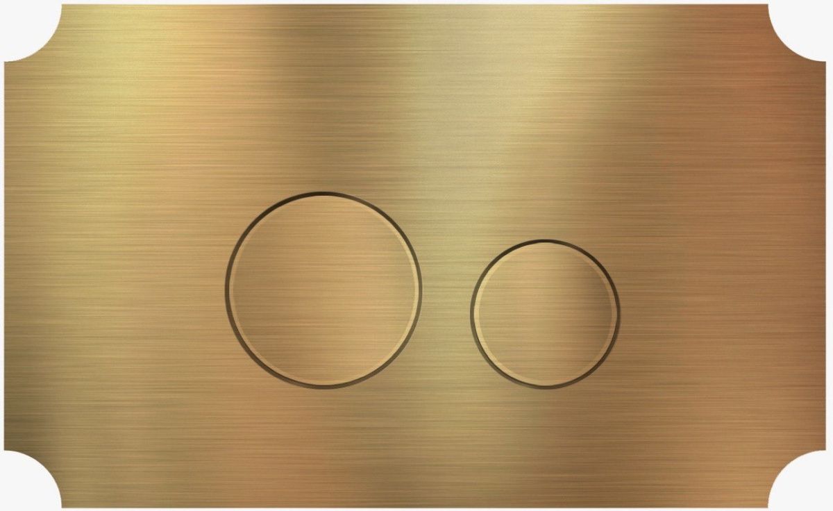 Клавиша смыва механическая KK POL AQUAFIORI VINTAGE 350/AFV/072-00-00 цвет бронза