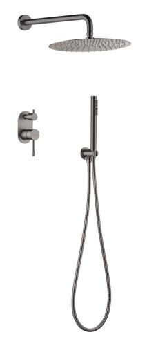 Душевая система Boheme Uno 464-GM встраиваемая в стену цвет серый