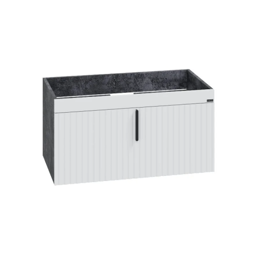 Тумба под раковину СанТа Юпитер 700358 80х40 подвесная цвет белый