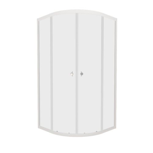 Душевой уголок Тритон Ультра Щ0000064832 100х100 стекло прозрачное профиль белый без поддона