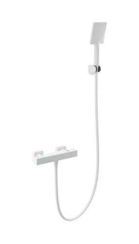 Смеситель для душа Wonzon & Woghand WW-B2026-A-MW настенный белый с термостатом