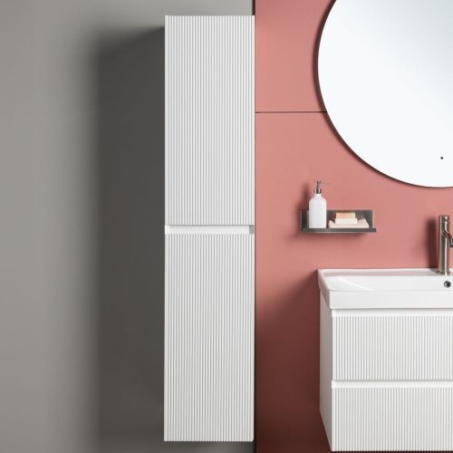 Шкаф-пенал Aquanet Альтера 00337158 30х160 подвесной цвет белый