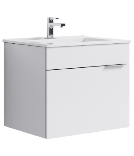 Тумба под раковину Aqwella Y Br.01.06/1/W 60х40 подвесная цвет белый