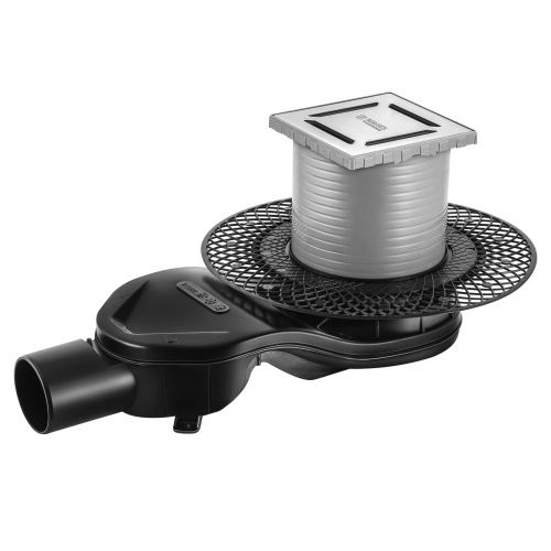 Душевой трап Berges PLATZ Norma 090158 10х10 хром