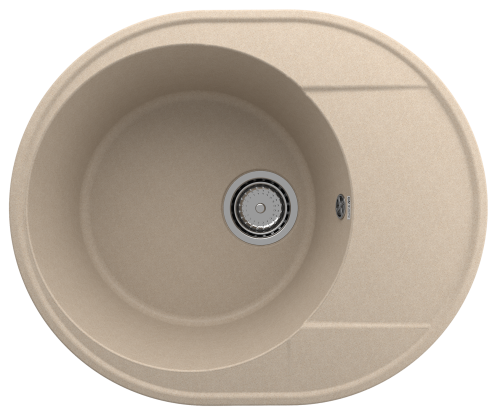 Кухонная мойка Ulgran Quartz Nora 585-03 60х50 цвет бежевый поверхность матовая