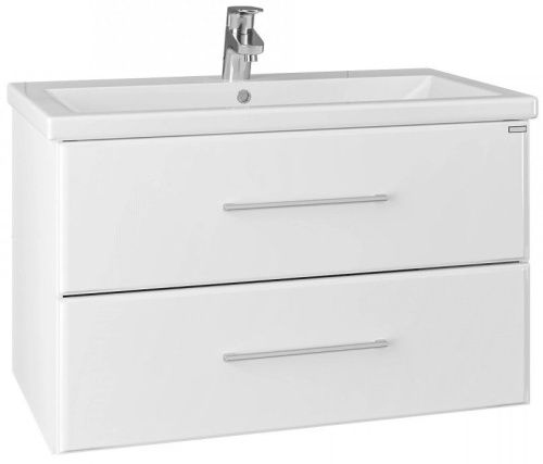 Тумба под раковину СанТа Омега 207005 80х40 подвесная цвет белый