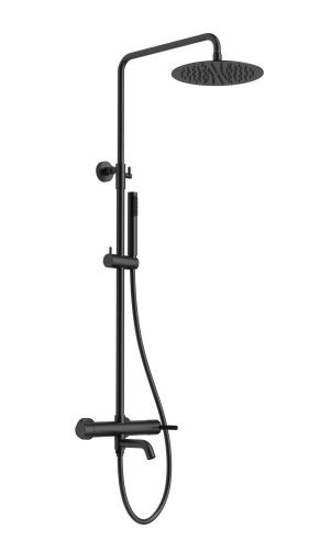 Душевая стойка AltroBagno Unione AltroBagnoUnione030209MB настенная цвет черный