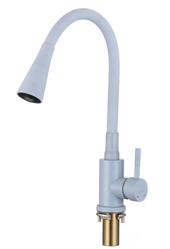 Смеситель для кухни Savol S-3002QM на мойку серый