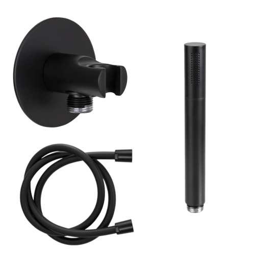 Душевой гарнитур Daniel  A546XB43515 настенный черный