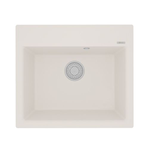 Кухонная мойка LeMark Hanka 570 9910016 55х50 цвет белый поверхность матовая