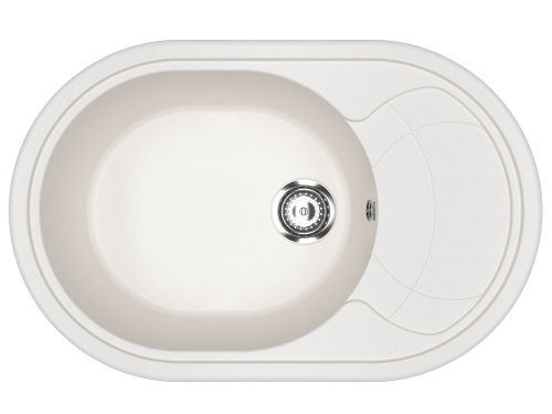 Кухонная мойка Ulgran Classic U-610-341 80х50 цвет белый