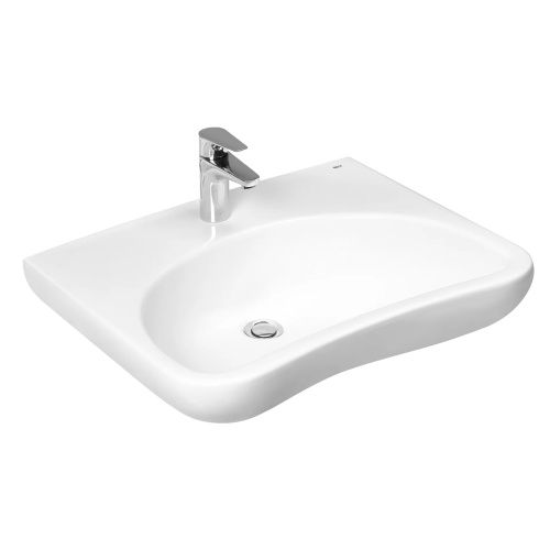Раковина из сантехнического фарфора Roca Access 64 см Z.RU93.0.765.9 подвесная цвет белый 1 отверстие под смеситель