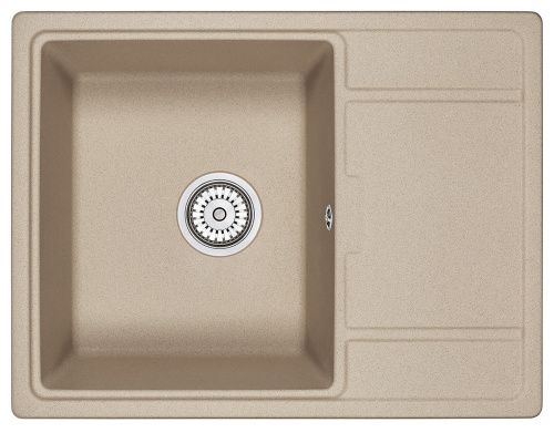 Кухонная мойка Granula 6503, ПЕСОК 65х50 цвет бежевый поверхность матовая